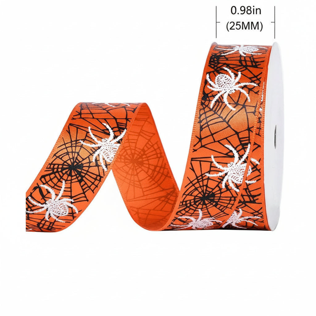 Halloween Ribbon - Grosgrain - 16mm, 25mm & 38mm x 9m