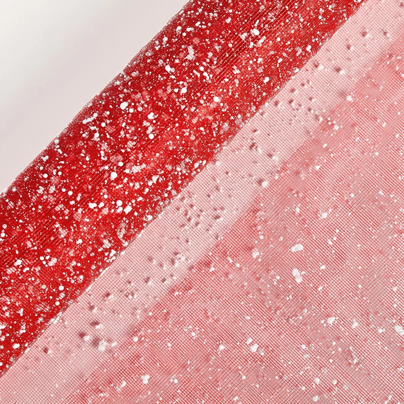 Mesh Roll - Snow Flakes - 55cm