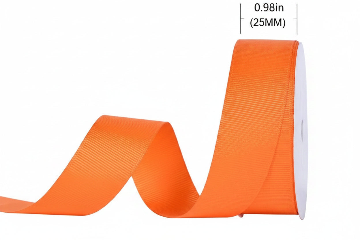 Halloween Ribbon - Grosgrain - 16mm, 25mm & 38mm x 9m