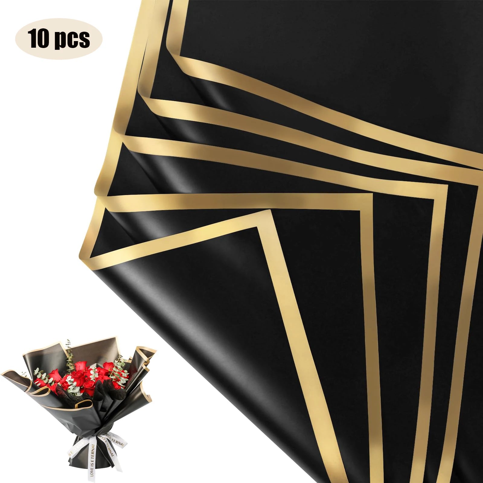 Bouquet Waterproof Sheets - 58cm x 30cm - x10