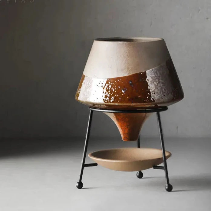 Nordic Iron Ceramic Pot - Indoor Potted Plant Stand