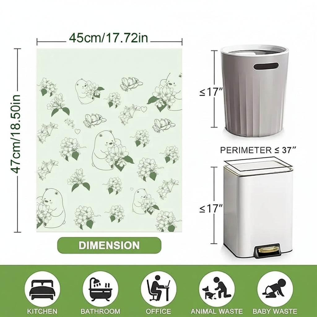 Eco Friendly Drawstring Rubbish Bags