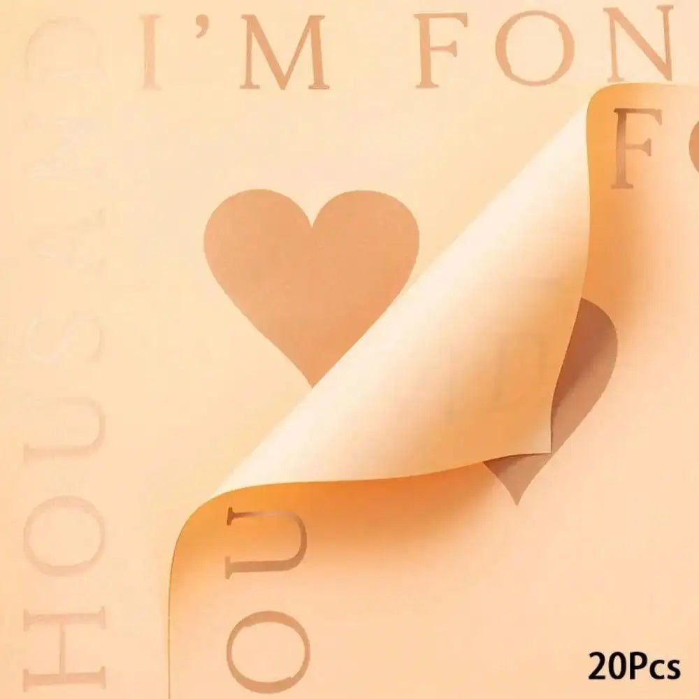 Bouquet Waterproof Wrapping Paper - X20