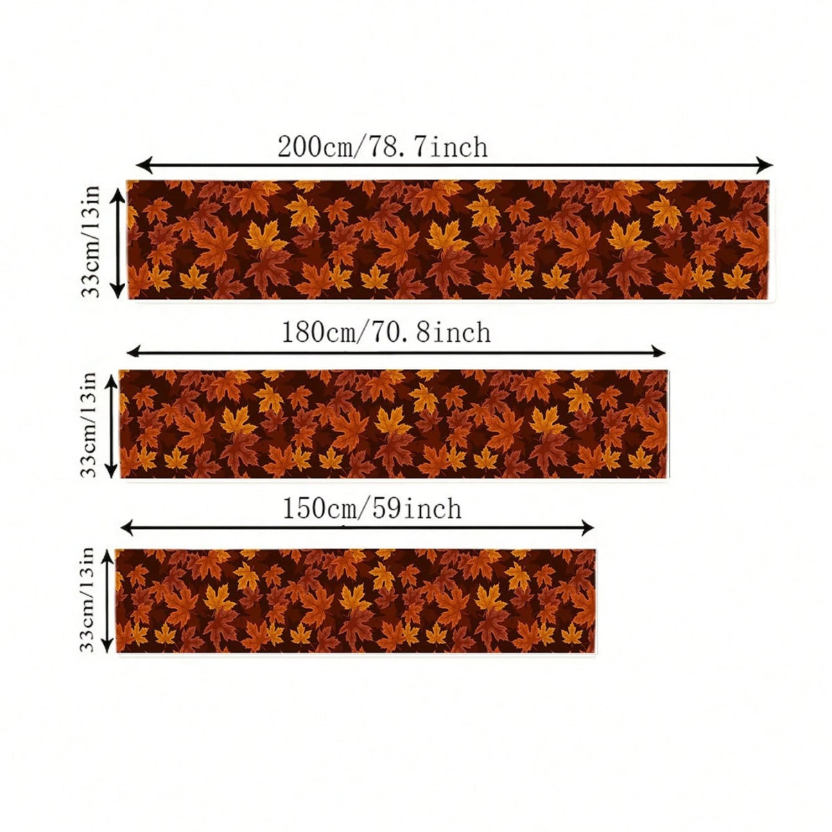 Maple Leaf Table Runner - Multiple Sizes
