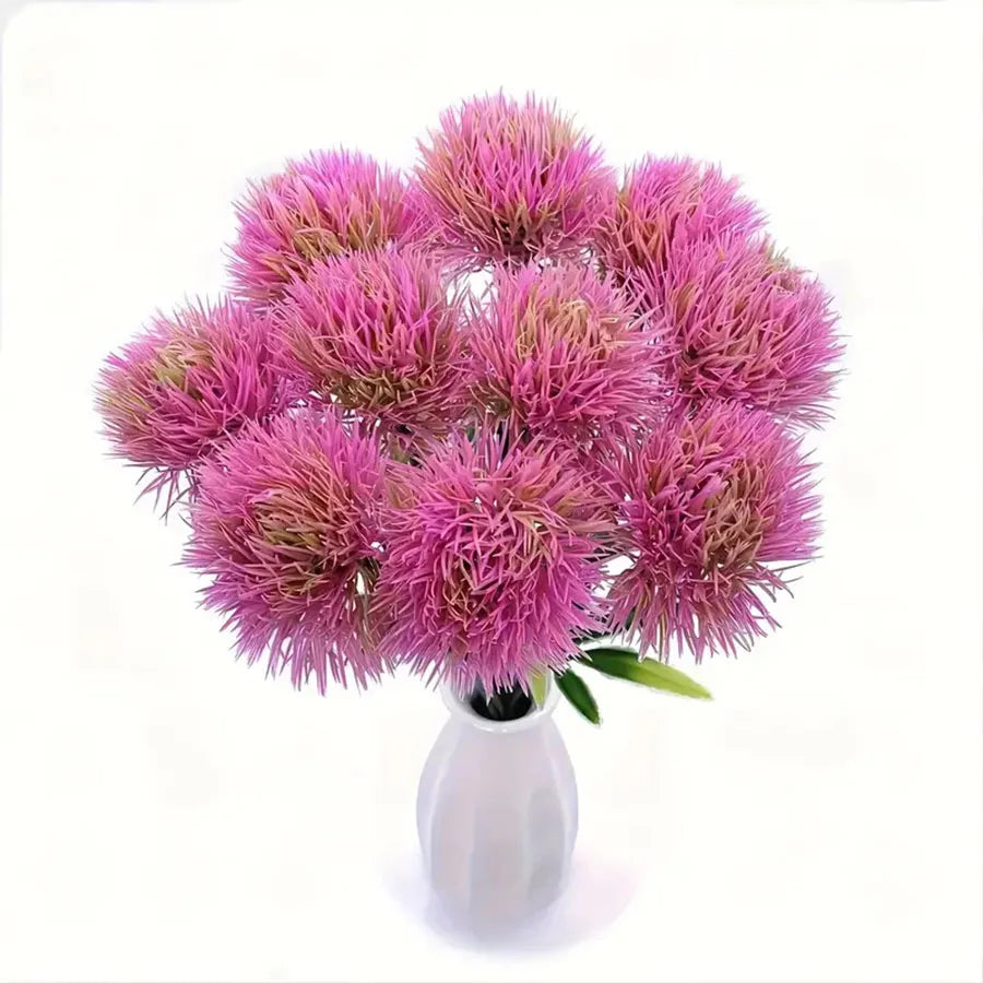 Artificial Dandelion Stem - Pompom - 26cm
