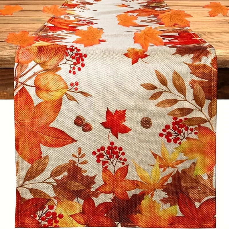 Autumn Leaves Table Runner - 3 Sizes