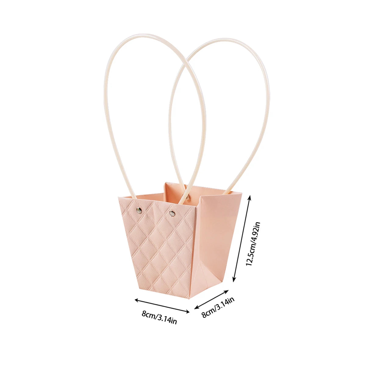 Paper Flower Gift Bags - with Handle