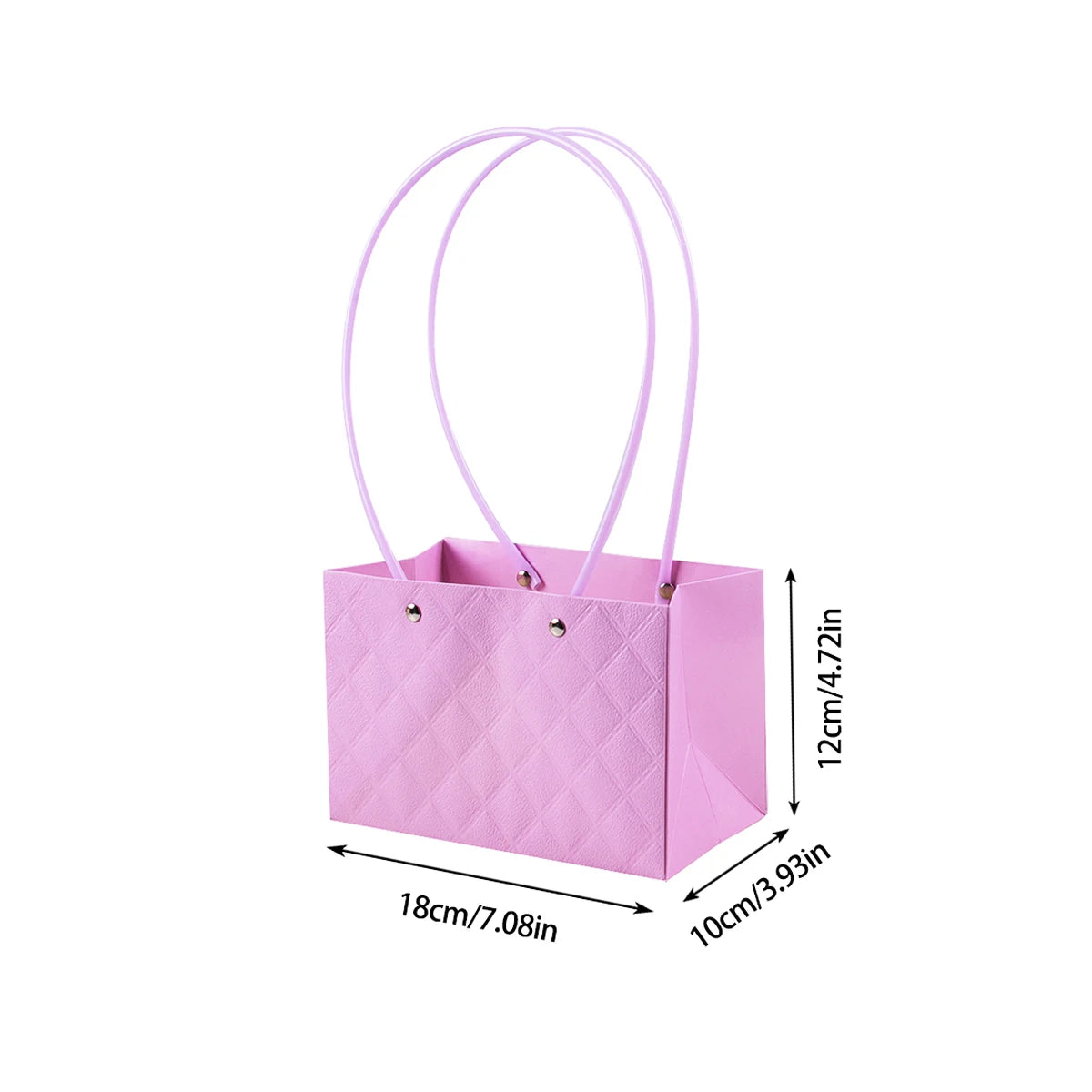 Paper Flower Gift Bags - with Handle