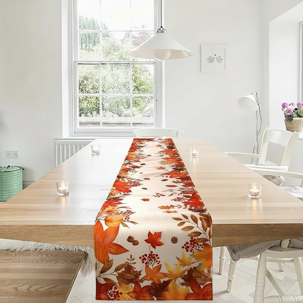 Autumn Leaves Table Runner - 3 Sizes