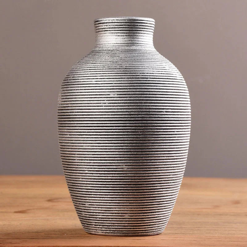 Nordic Ceramic Vase - 15x10x3.3cm