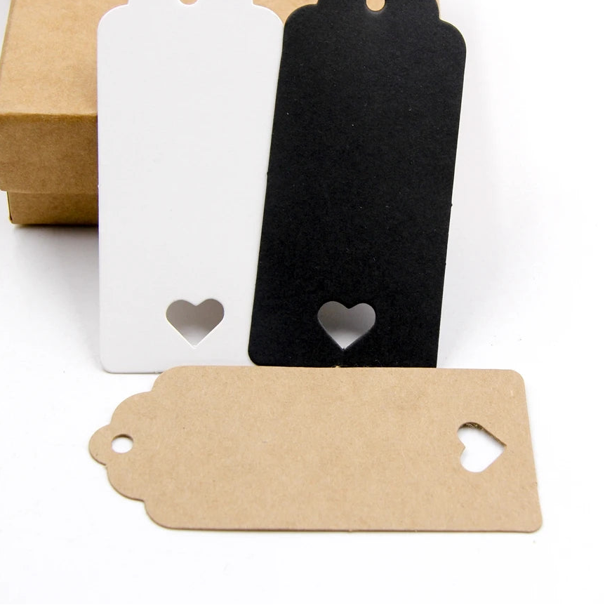 Kraft Paper Tags - Assorted Styles - X50