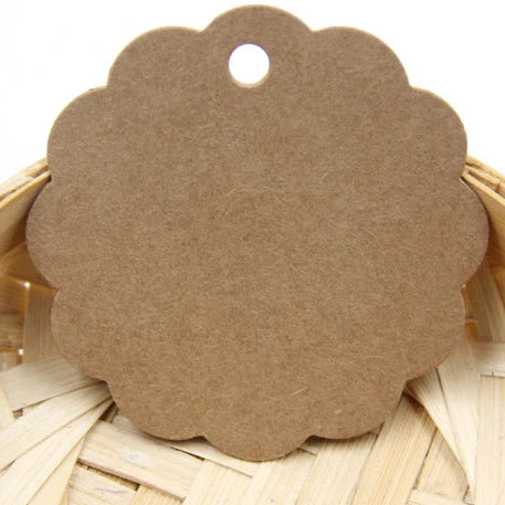 Kraft Paper Tags - Assorted Styles - X50