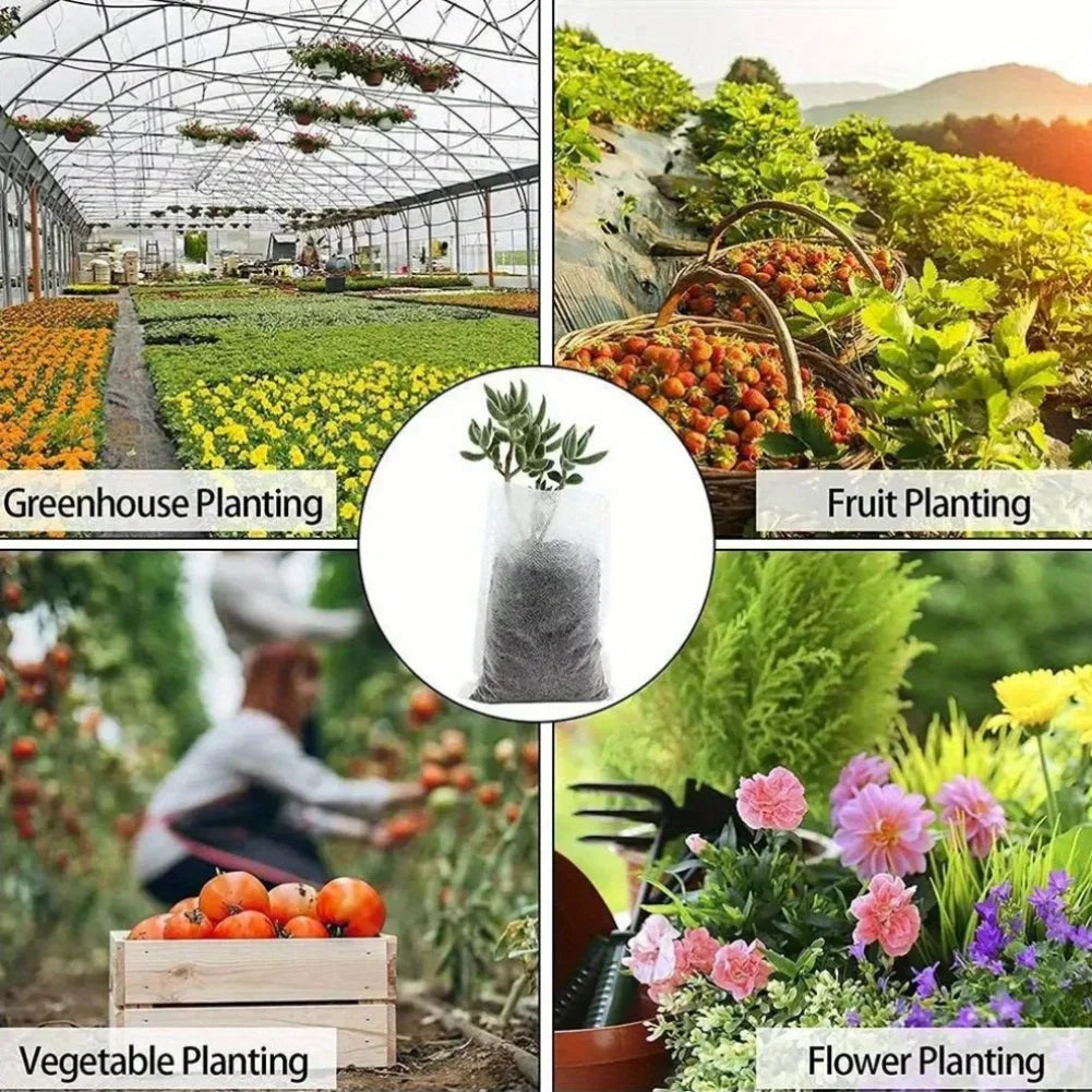 Biodegradable Seedling Nursery Bags - Non-Woven - X100