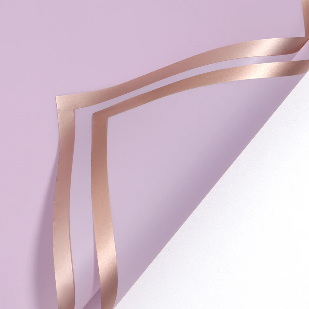 Waterproof Wrapping Paper With Golden Border - x20 Sheets