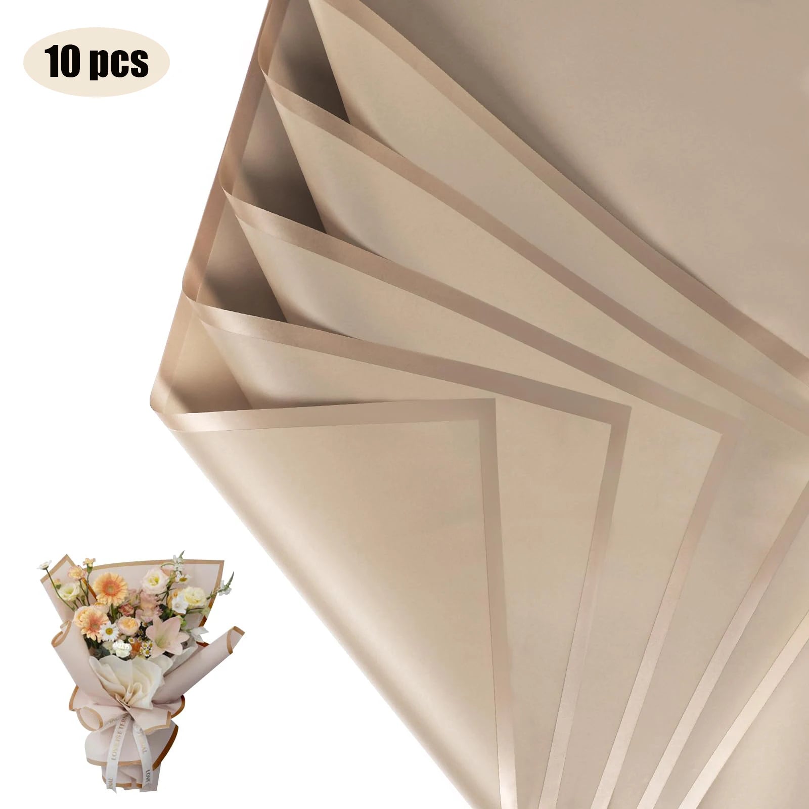 Bouquet Waterproof Sheets - 58cm x 30cm - x10