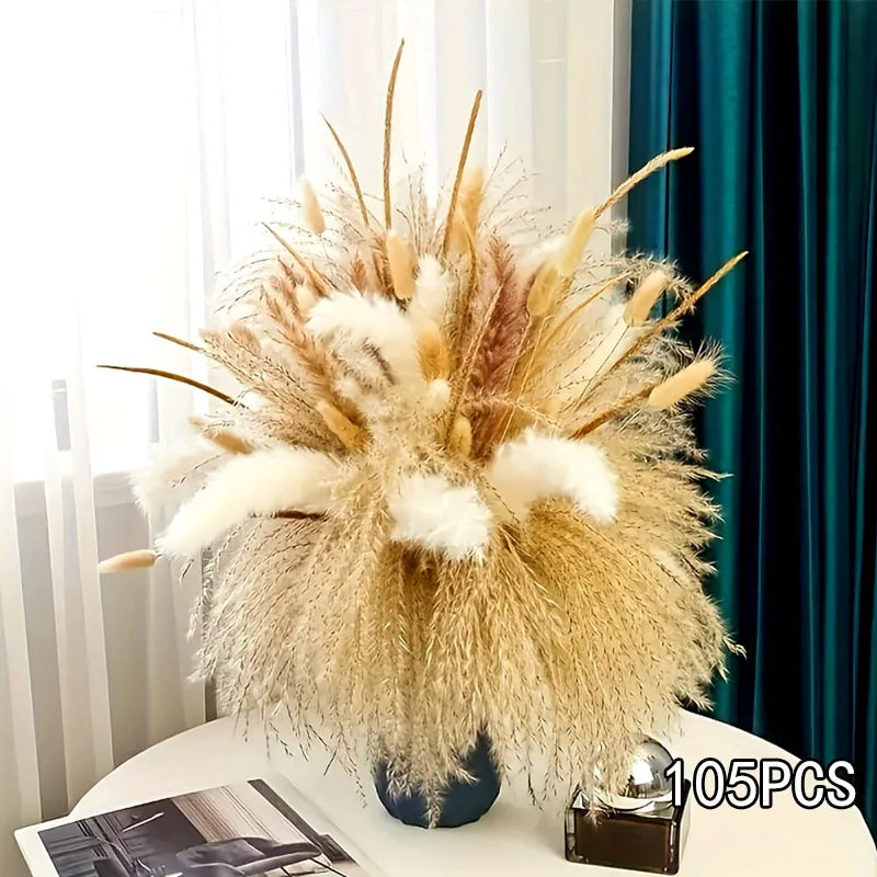 Artificial Pampas Grass Bouquets - Mixed Variants