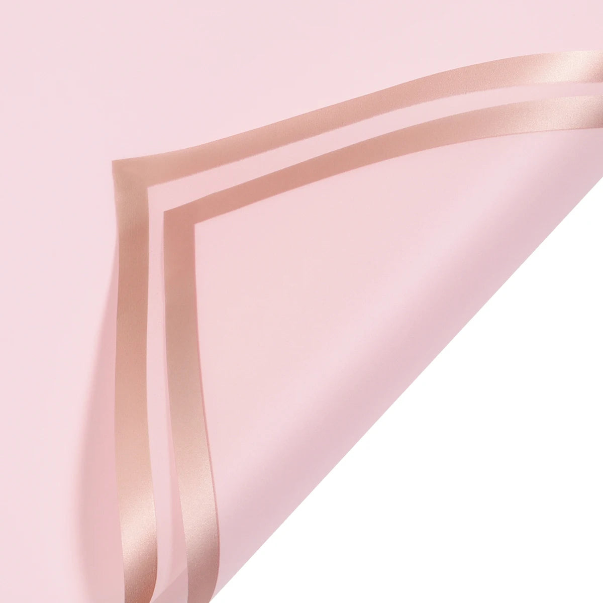Waterproof Wrapping Paper With Golden Border - x20 Sheets