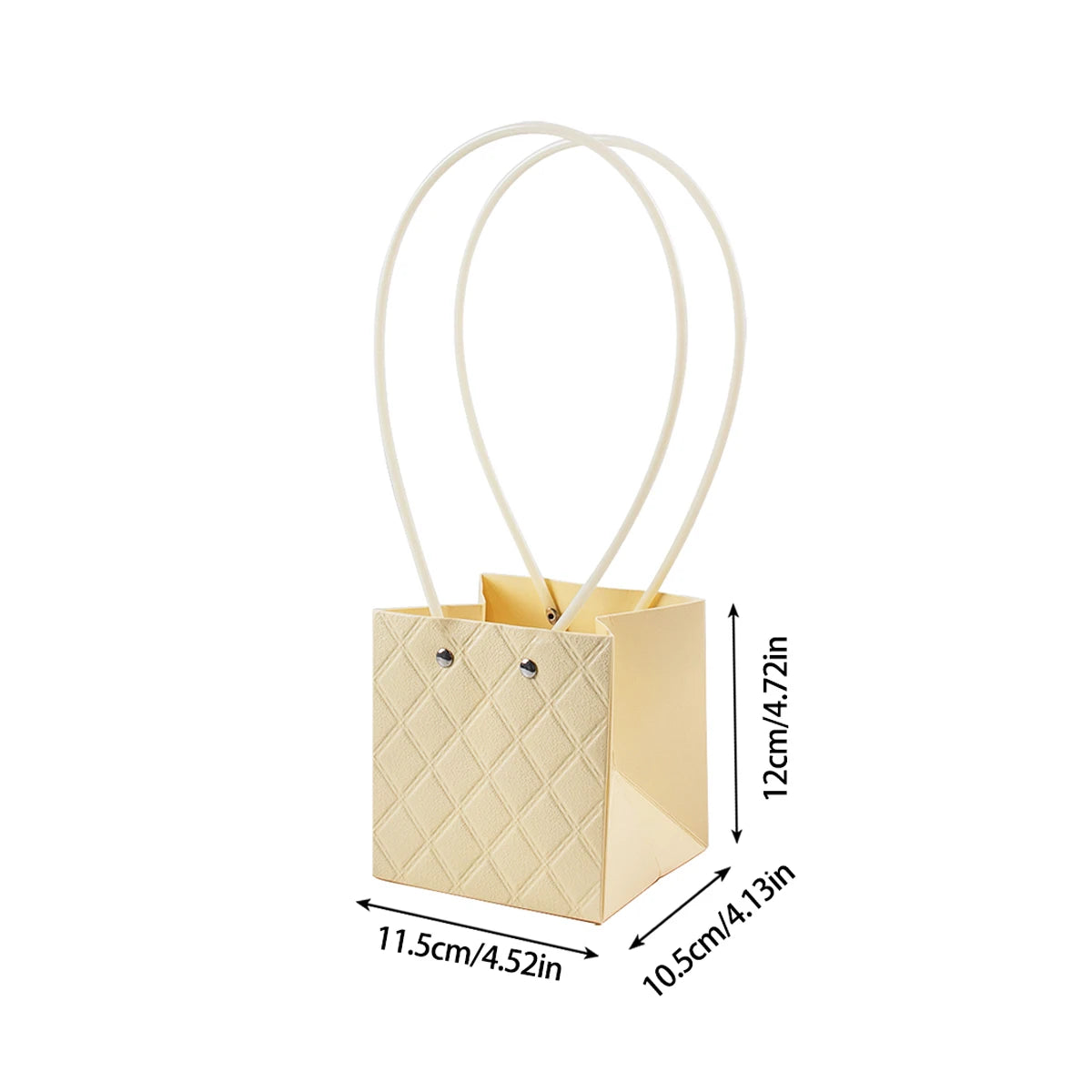 Paper Flower Gift Bags - with Handle