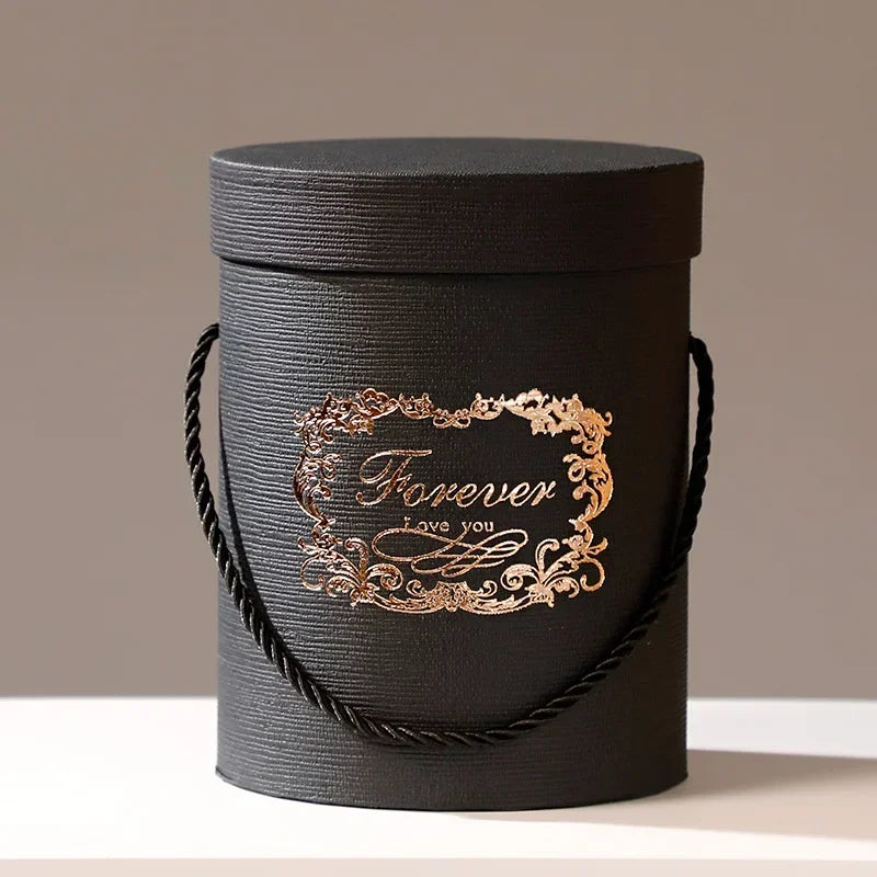 Luxury Round Flower Box - Small & Large Sizes x1