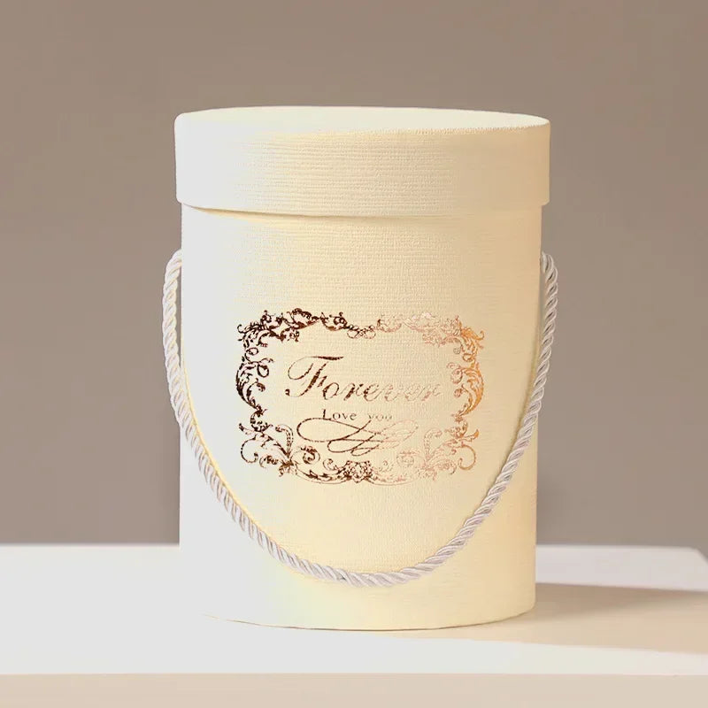 Luxury Round Flower Box - Small & Large Sizes x1