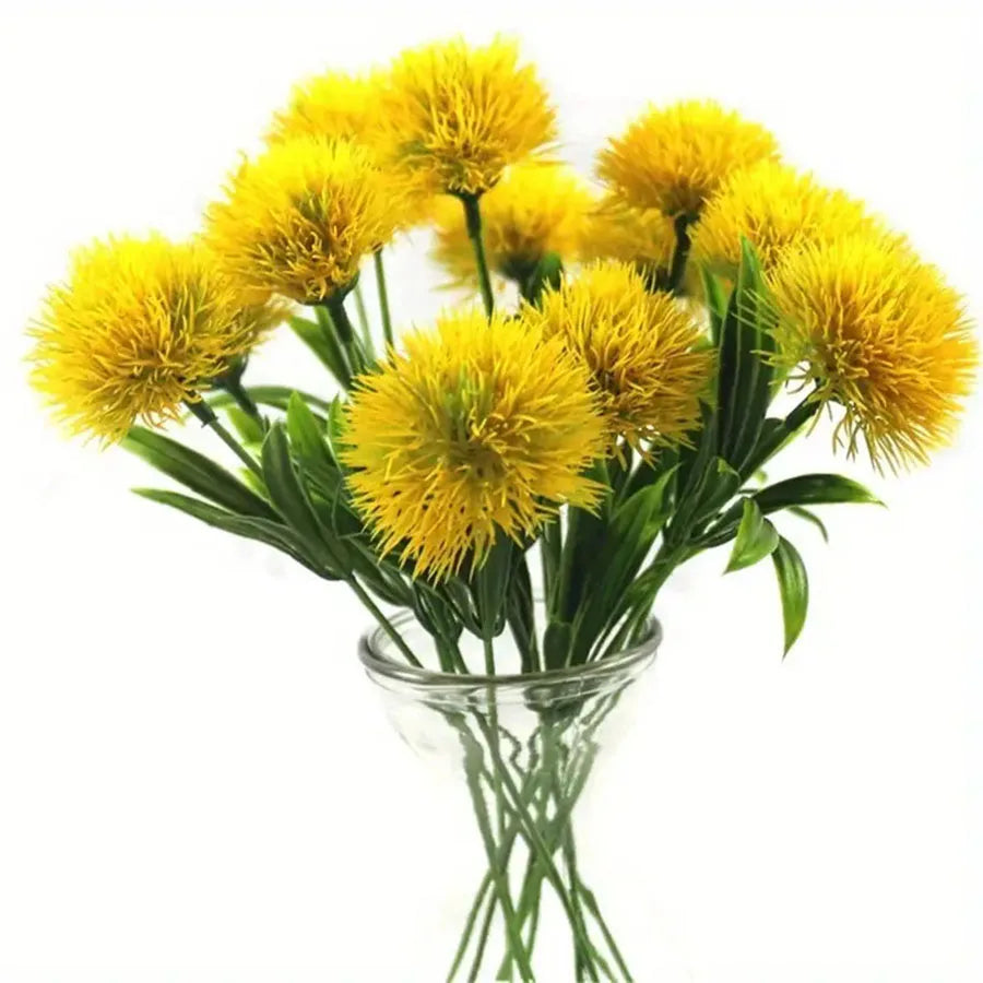 Artificial Dandelion Stem - Pompom - 26cm