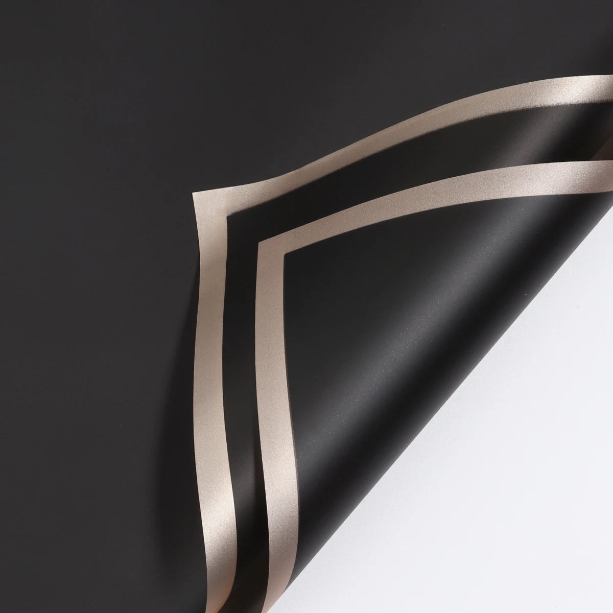 Waterproof Wrapping Paper With Golden Border - x20 Sheets