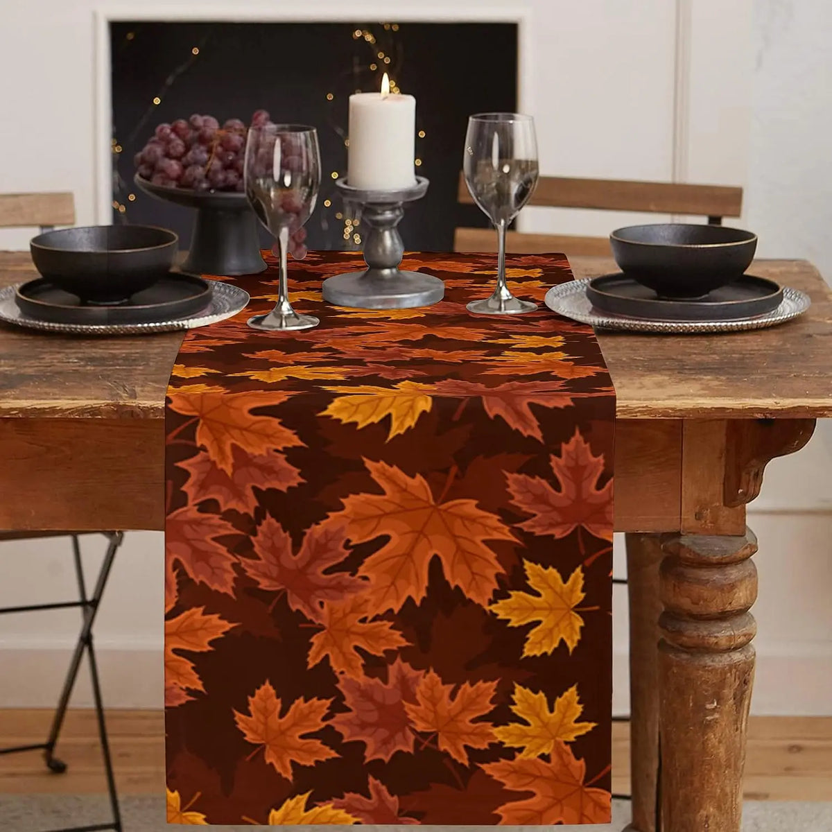 Maple Leaf Table Runner - Multiple Sizes