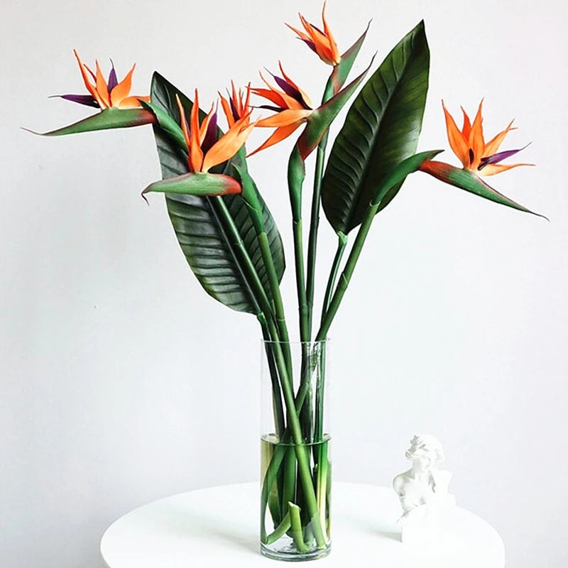 Artificial Strelitzia Stem - Birds of Paradise - 87cm