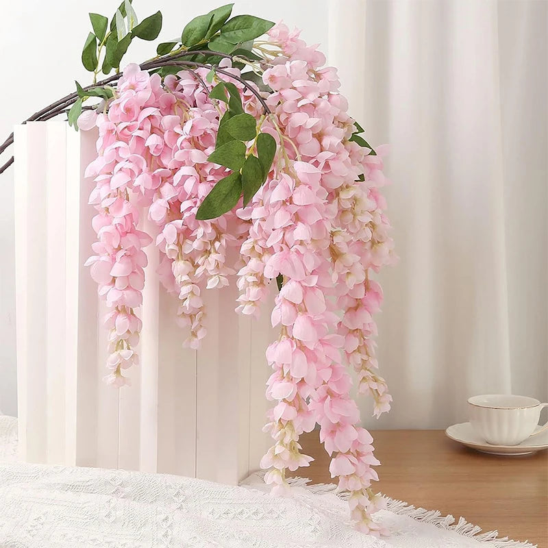 Artificial Wisteria Stem - Blooming Vine - 108cm