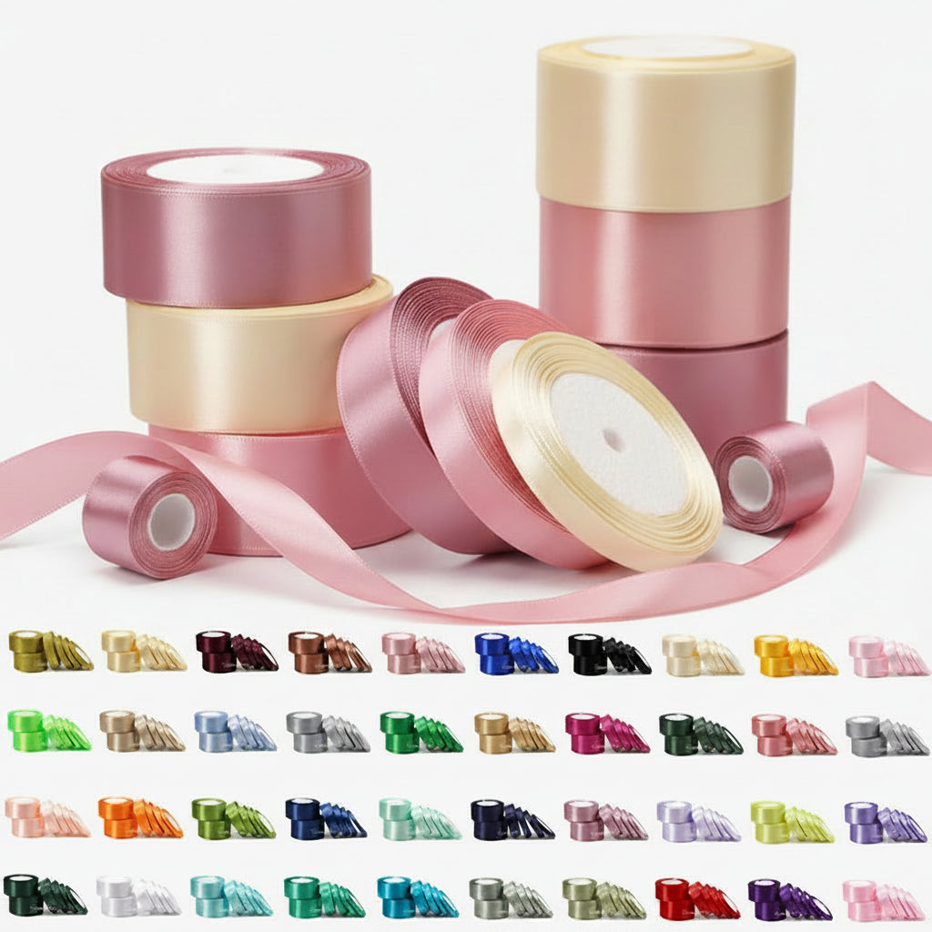Satin Ribbon - Multiple Sizes