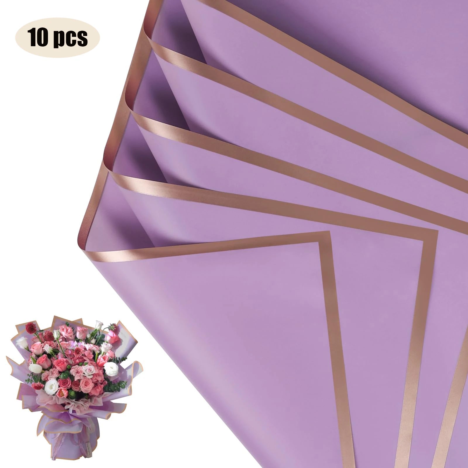 Bouquet Waterproof Sheets - 58cm x 30cm - x10
