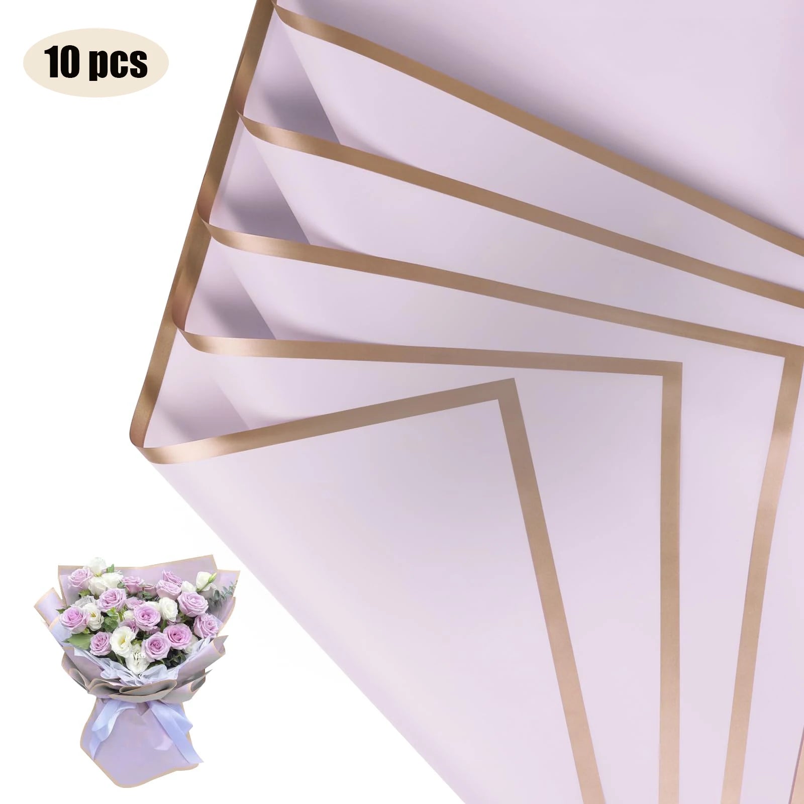 Bouquet Waterproof Sheets - 58cm x 30cm - x10