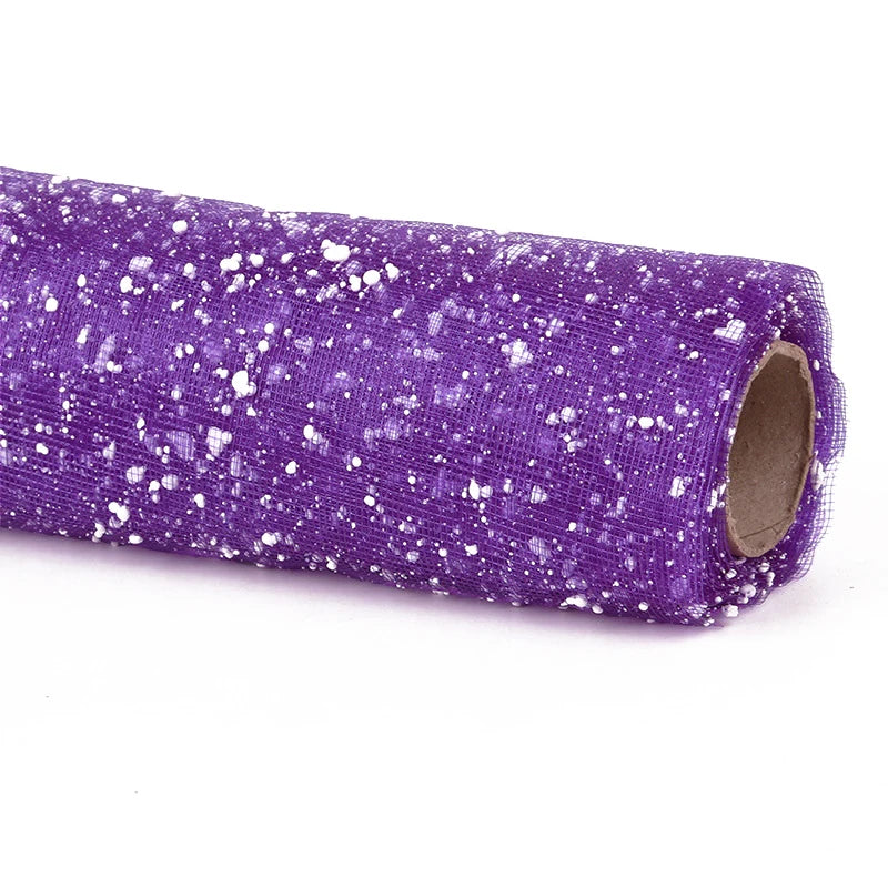 Mesh Roll - Snow Flakes - 55cm