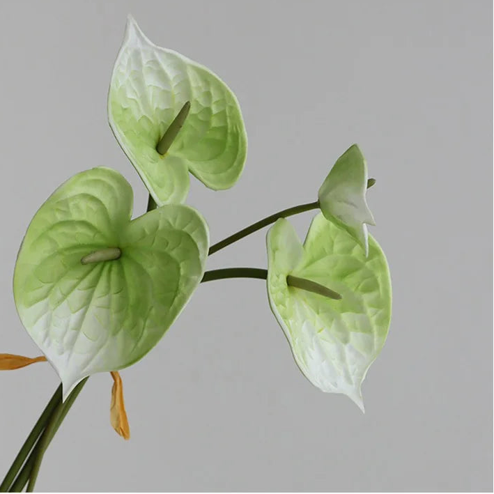 Artificial Anthurium Stem - Real Touch - 26cm X4