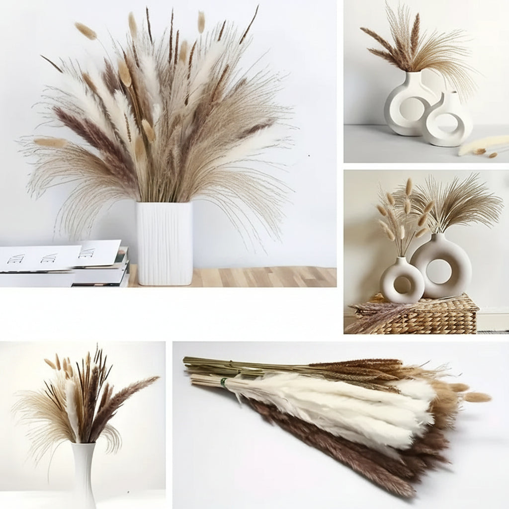 Artificial Pampas Grass Bouquets - Mixed Variants