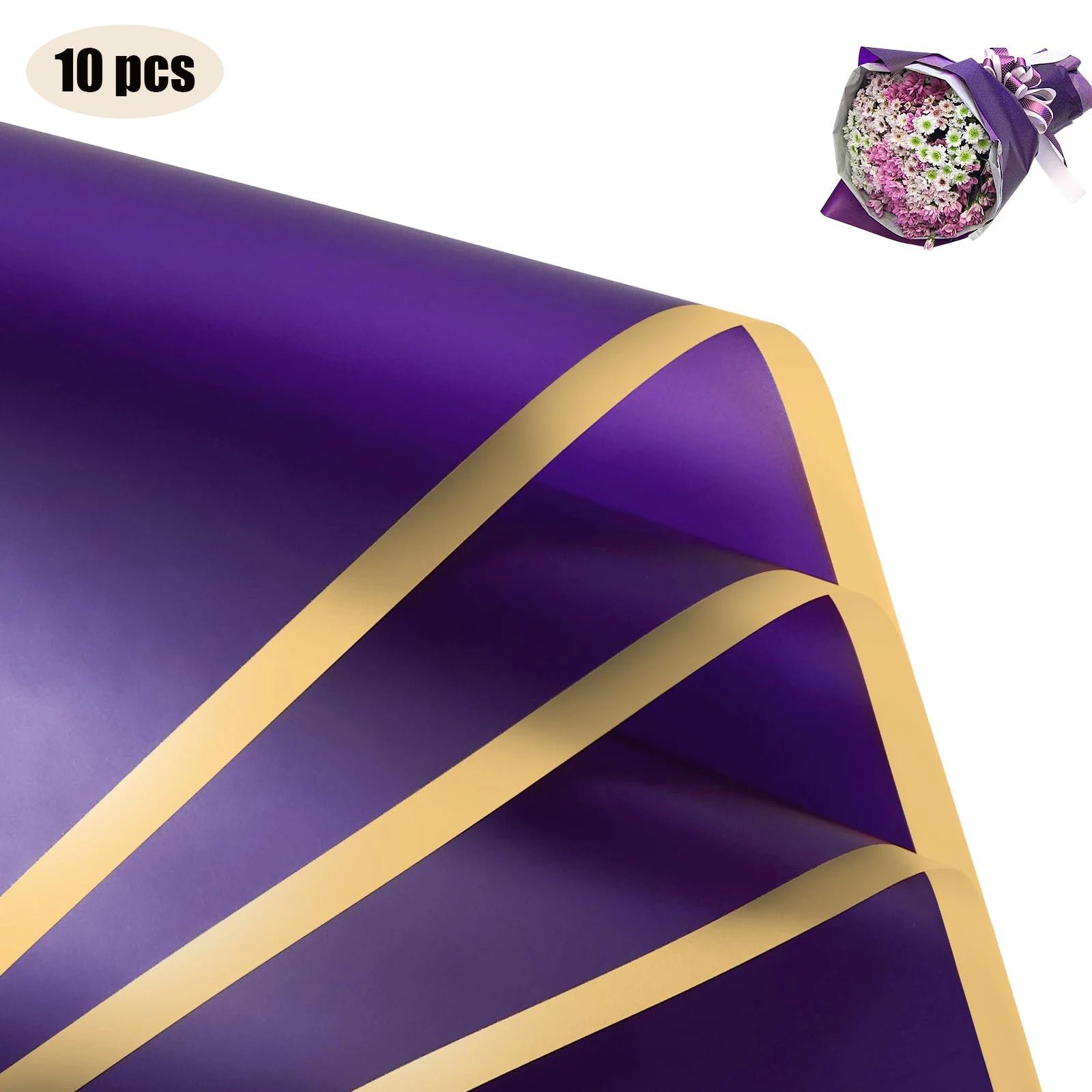 Bouquet Waterproof Sheets - 58cm x 30cm - x10