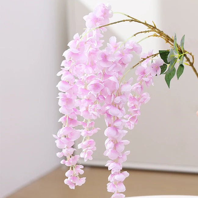 Artificial Wisteria Stem - Blooming Vine - 108cm