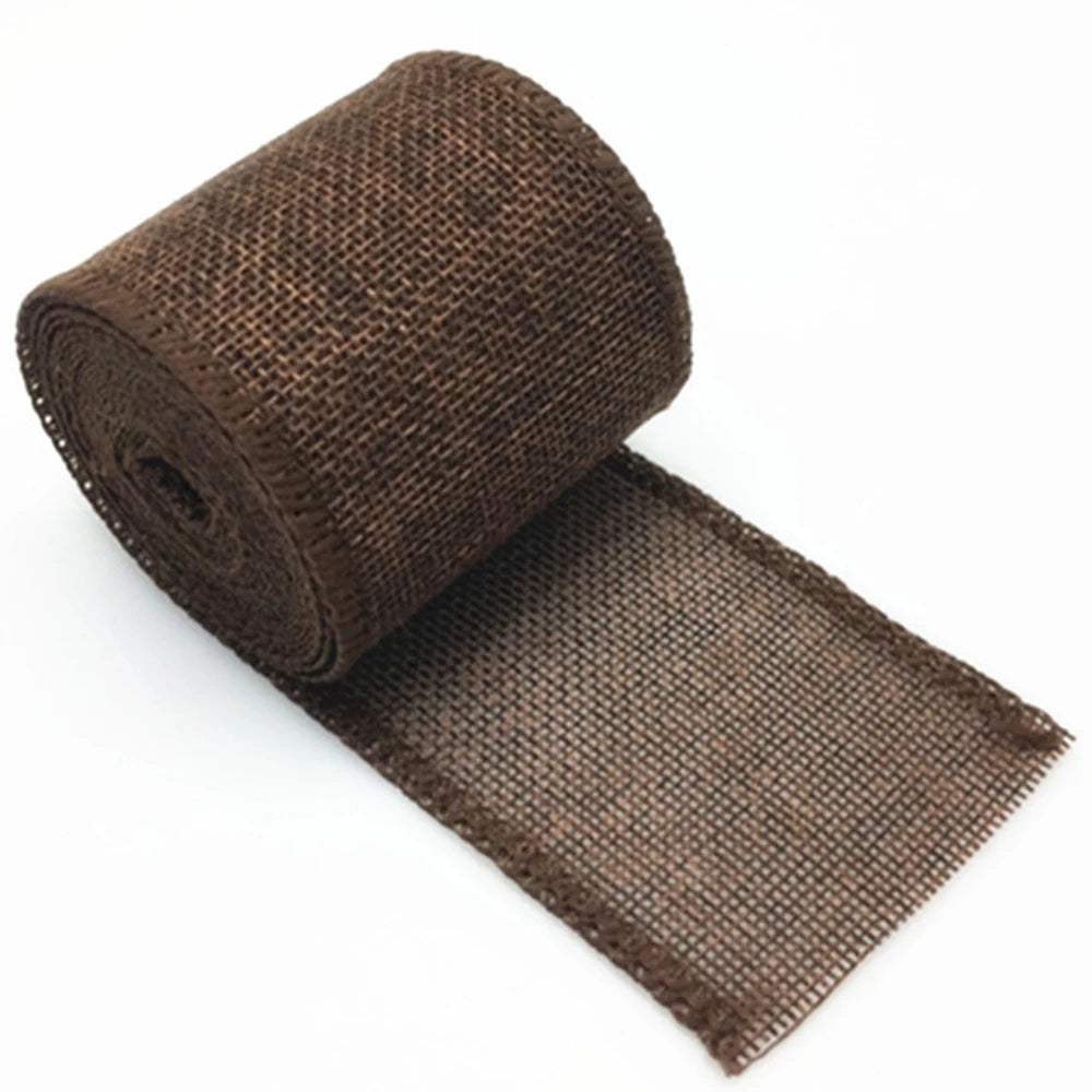 Autumn Wired Burlap Ribbon - 6cm x 3yrds