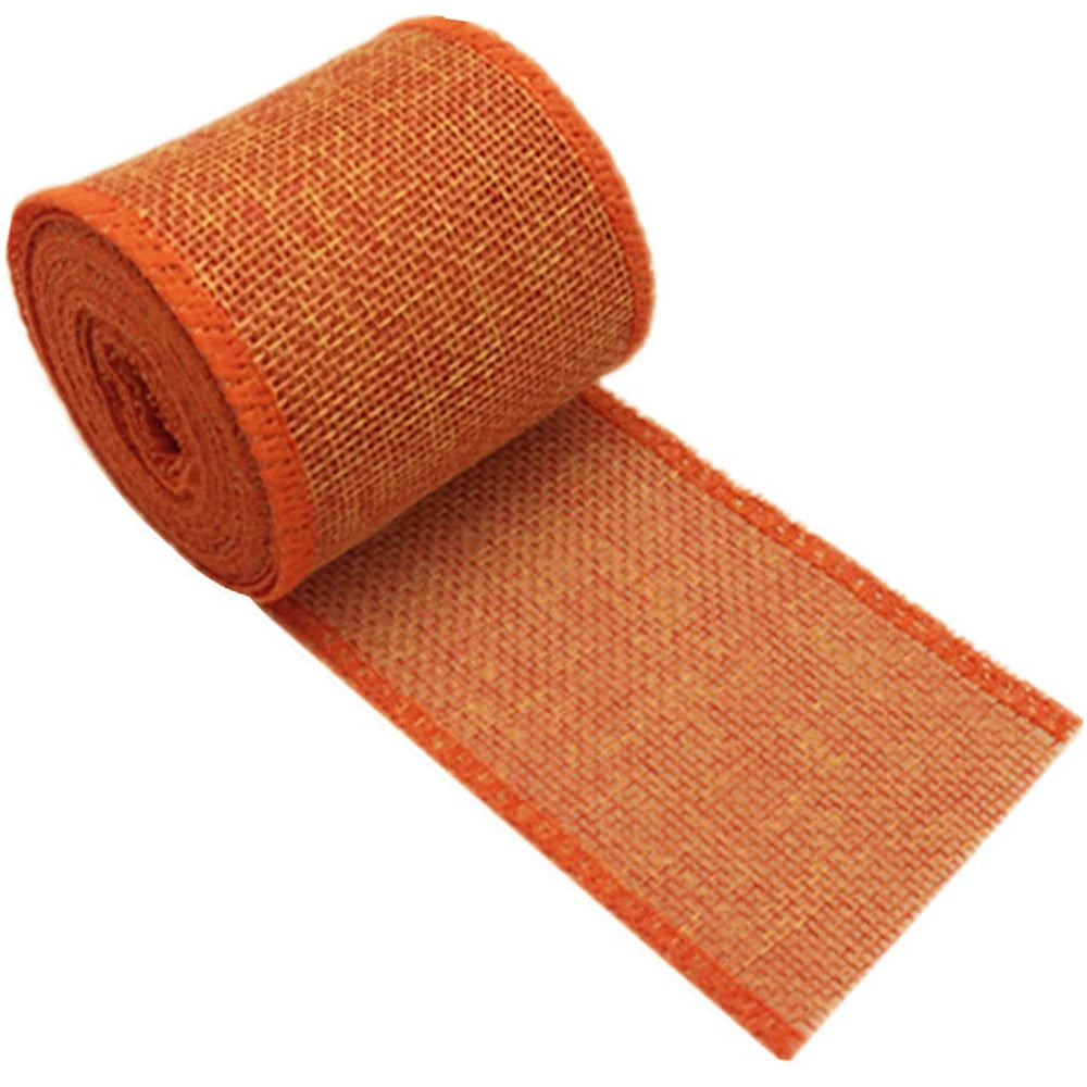 Autumn Wired Burlap Ribbon - 6cm x 3yrds