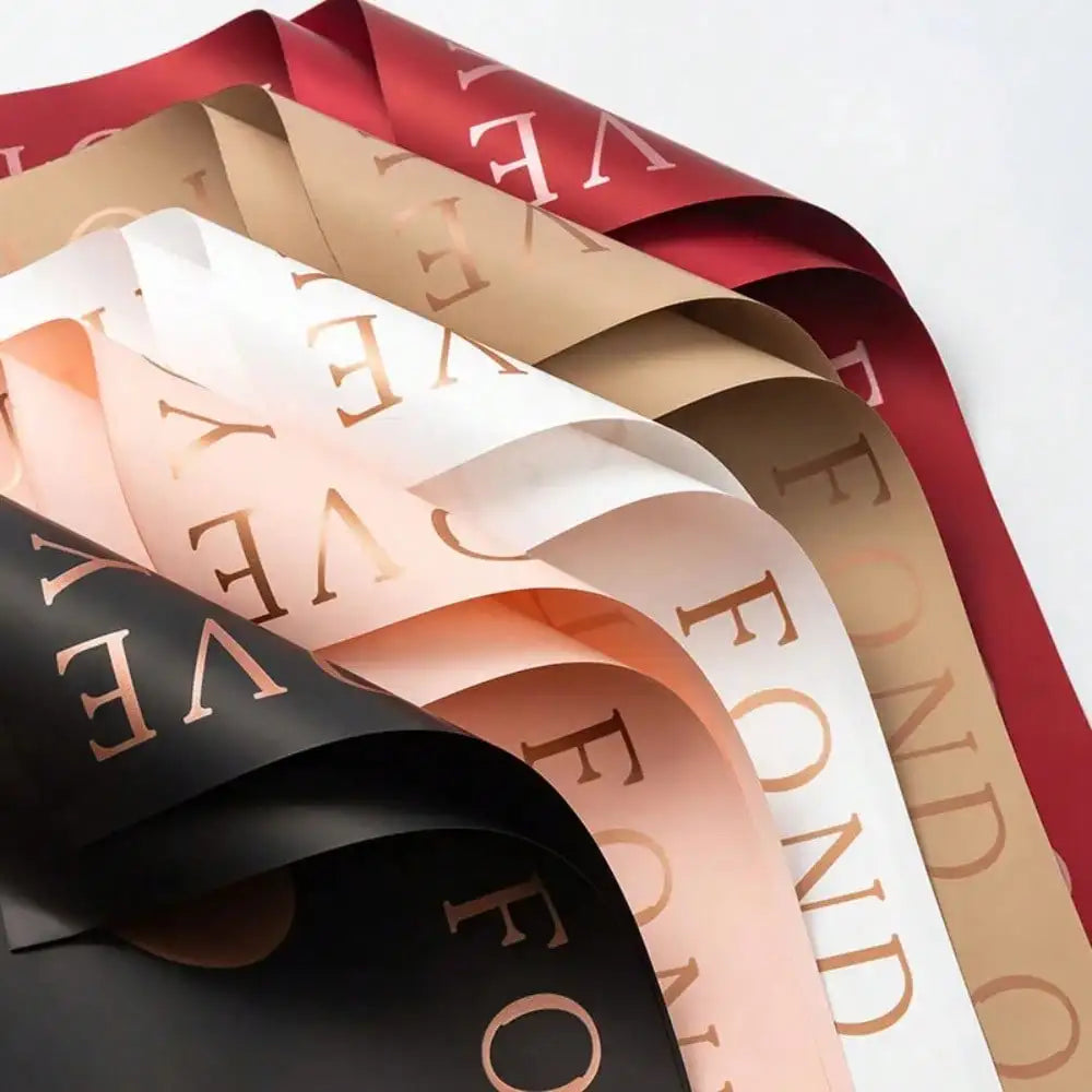 Bouquet Waterproof Wrapping Paper - X20