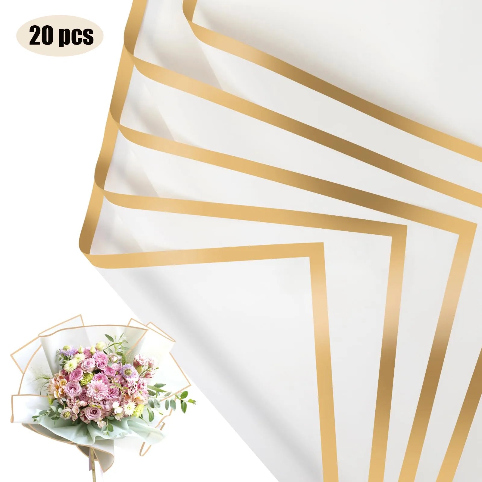 Waterproof Flower Sheets - Modern Colours - x20