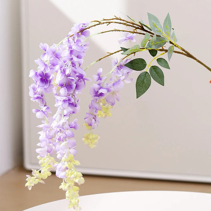 Artificial Wisteria Stem - Blooming Vine - 108cm