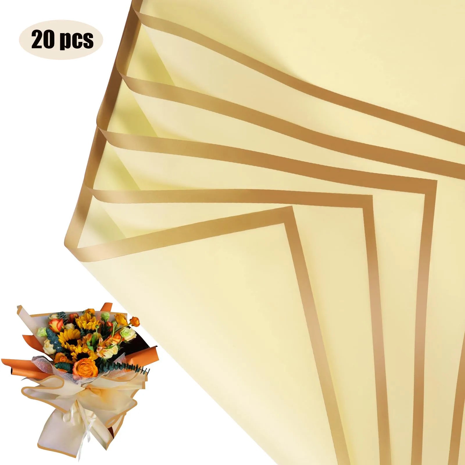 Waterproof Flower Sheets - Modern Colours - x20