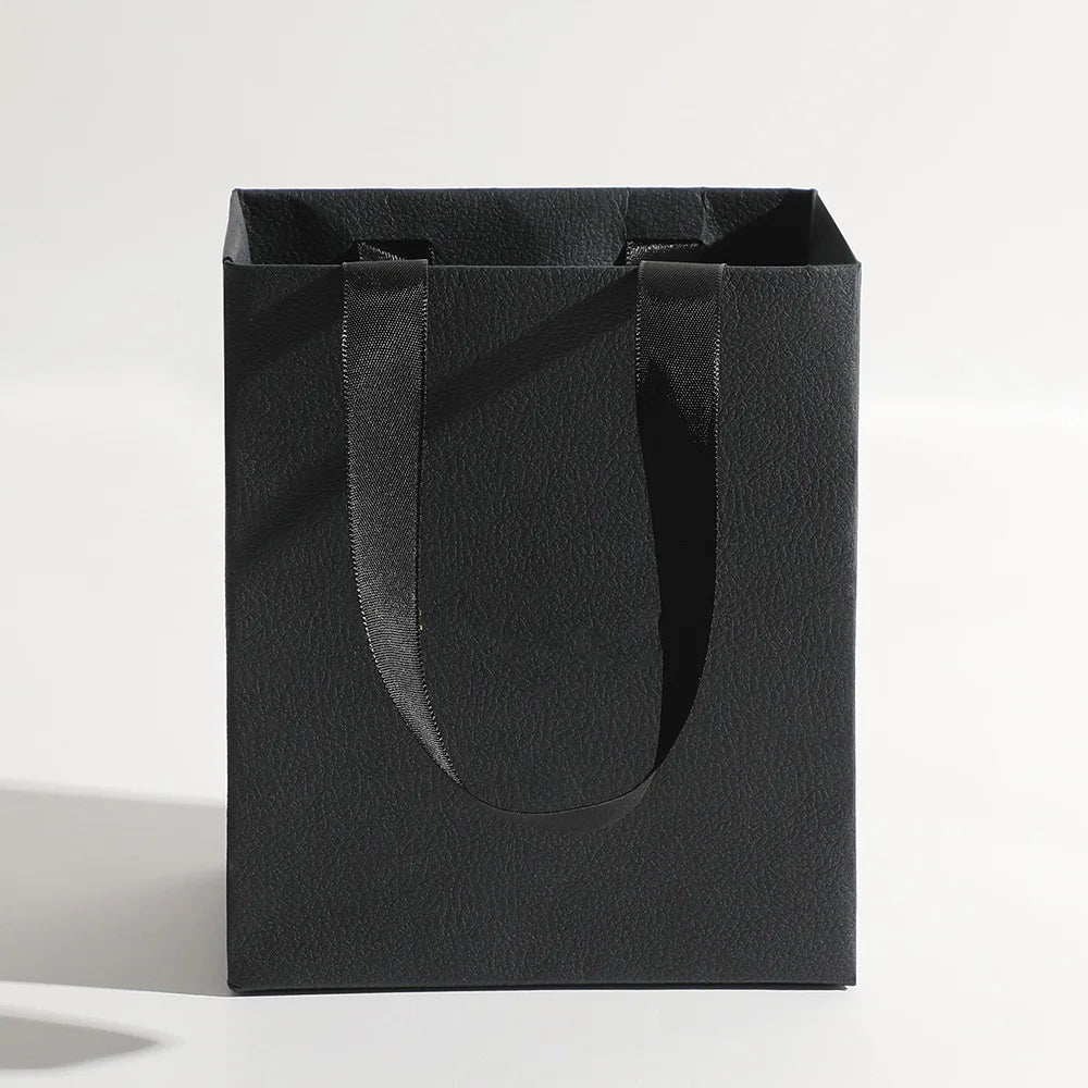 Eco Kraft Paper Gift Bags - 15x12.5x7.5cm