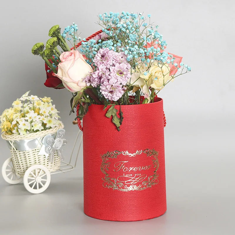 Luxury Round Flower Box - Small & Large Sizes x1