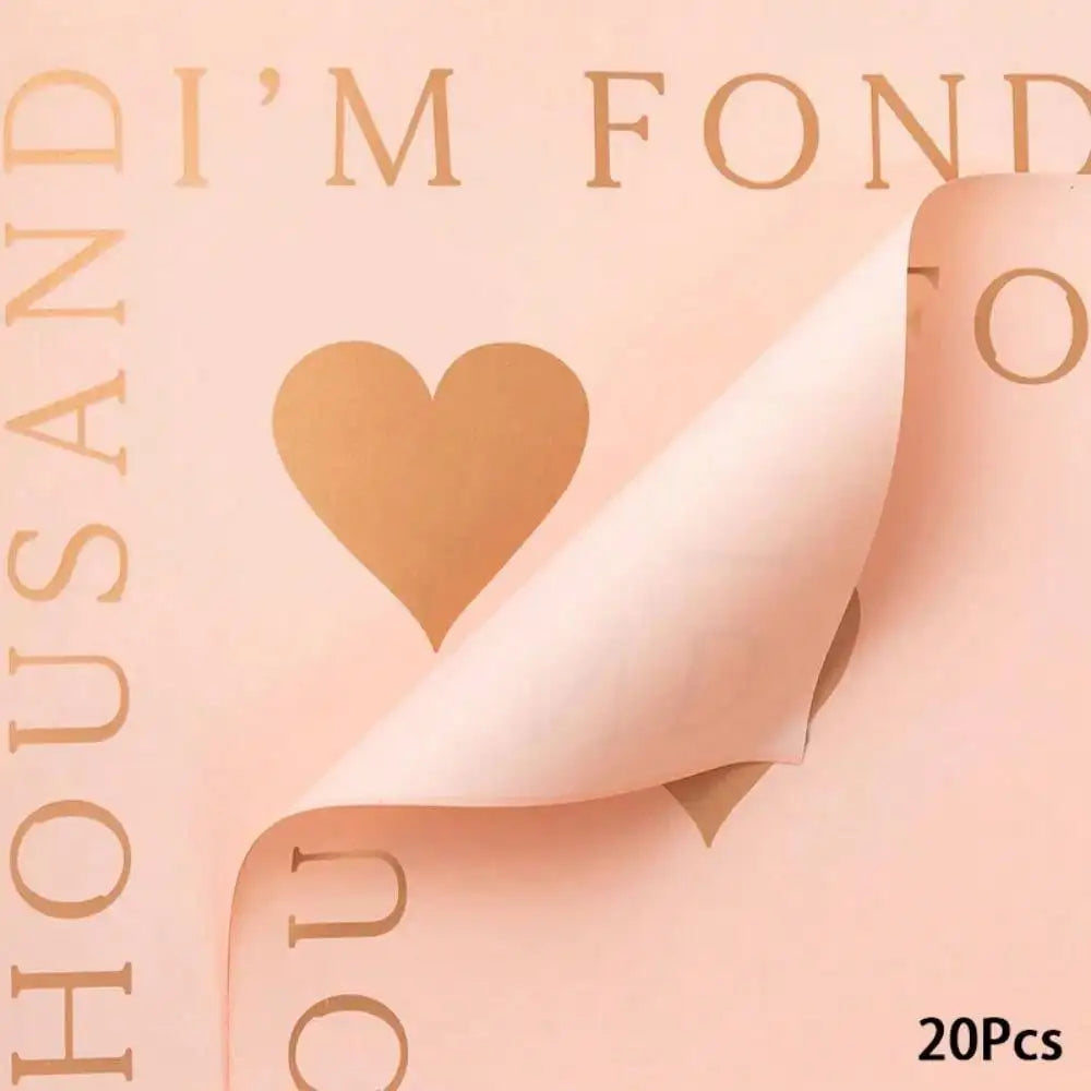 Bouquet Waterproof Wrapping Paper - X20