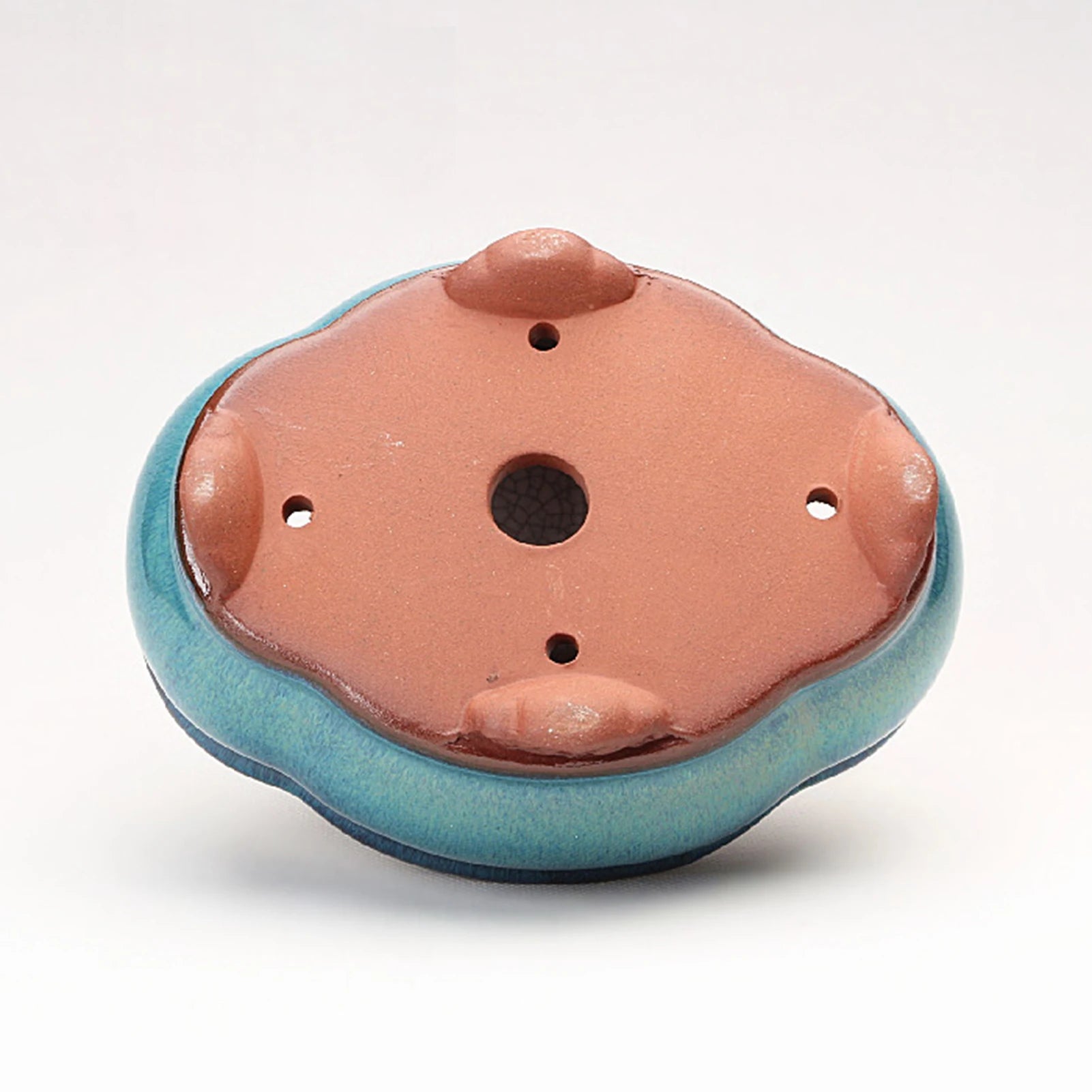 Ceramic Garden Planter - Elegant Breathable pot - 15cmx5.2cm