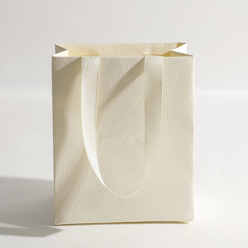 Eco Kraft Paper Gift Bags - 15x12.5x7.5cm
