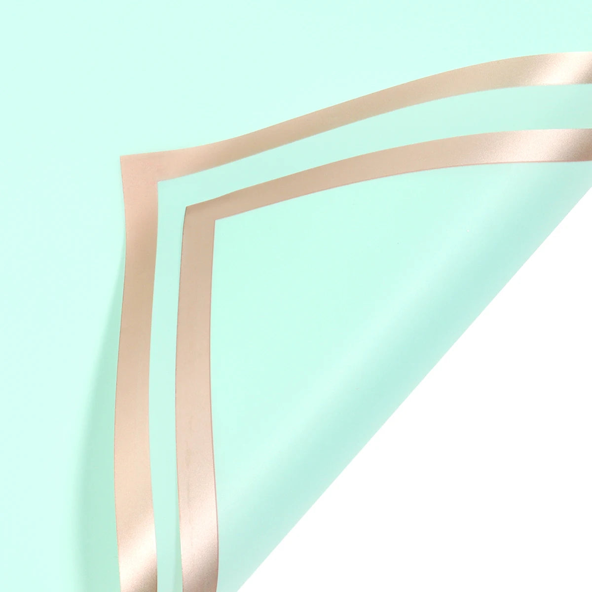 Waterproof Wrapping Paper With Golden Border - x20 Sheets