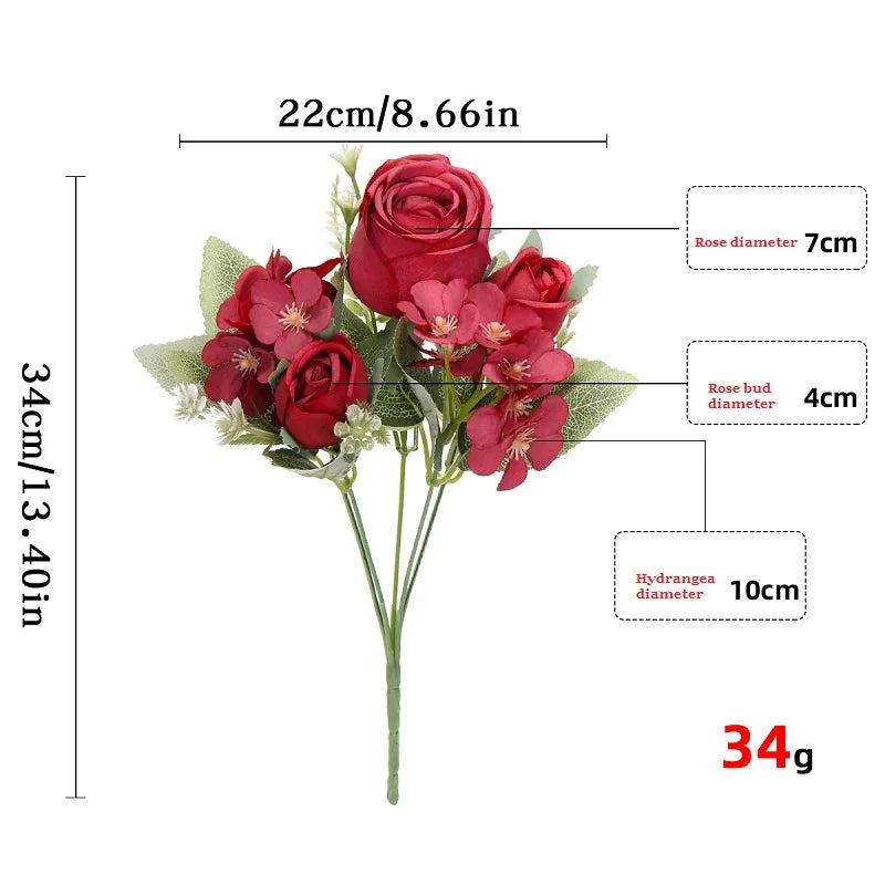 Artificial Flowers - Silk Roses Bouquets